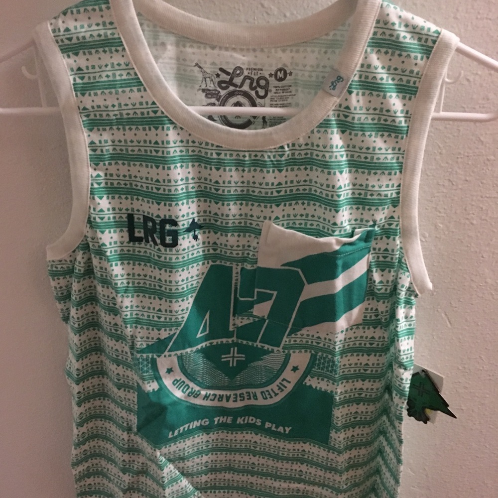 LRG Boys one pocket tank top.